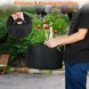 Plant Grow Bags 3 Pack Planter Bags Breathable Planting Fabric Pots 15 Gal Potato Vegetable