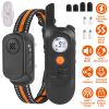 Dog Training Collar Ip65 984Ft Waterproof Pet Beep Vibration Electric Shock Collar 3 Channels Rechargeable Transmitter Receiver Trainer With Recording