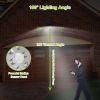Solar Spotlights Outdoor 10Leds Landscape Lights 120° Motion Sensor Lamps 180°Lighting Ip65 Waterproof For Garage Garden Front Door