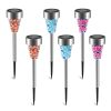 Solar Garden Lights Outdoor Pathway Lights 6Packs Ip44 Water-Resistant Landscape Lights 8Hrs For Yard Driveway Walkway