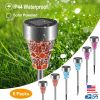 Solar Garden Lights Outdoor Pathway Lights 6Packs Ip44 Water-Resistant Landscape Lights 8Hrs For Yard Driveway Walkway