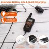 Waterproof Pet Beep Vibration Electric Shock Collar 3280Ft 3 Channels Rechargeable Transmitter Receiver Trainer With Flashing light