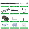 Cordless Pole 6In Saw 7.4Ft Maximum Extendable Length 35Ft/S Speed Electric Pole Chainsaw 2Pcs 3.0Ah Batteries And Charger Included Pruning Trimming