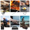 Griddle Accessories Kit Flat Top Grill Accessories 31Pcs Camp Chef With Spatulas Griddle Press Basting Cover Spice Shakers Vegetable Forks