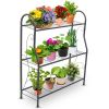 3 Tier Plant Stand Shelf Flower Pot Holder Display Rack 88Lbs Utility Storage Organizer
