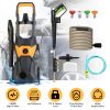 Electric High Pressure Portable Washer Cleaning Machine 4200Psi 1.85Gpm 1800W Power Washer With Spray Gun 4 Nozzles Foam Cannon Holders