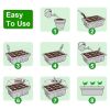 Seed Starter Tray With Grow Light Humidity Dome Germination Kit with 5Packs Seeds 5-Level Brightness 4 Timers For Indoor Greenhouse