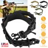 Tactical Shotgun Sling 2 Point Gun Sling Adjustable Shoulder Strap Rifle Shotgun Belts W/ 15-Shell Holders