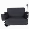 Folding Wagon Cart With Bench Seat 3-In-1 Includes 1 Ice Pack, 500Lbs Heavy-Duty Utility Wagon, 180L Capacity All-Terrain Wheels