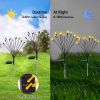 Solar Firefly Swaying Decorative Lights 2Pcs Ip65 Waterproof Pathway Landscape Patio Yard Night Light