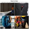 Led Rechargeable Flashlight Zoomable Aluminum Alloy Flashlight Torch W/High Low Strobe Night Light For Night Walking Adventure Searching