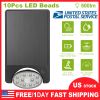 Solar Spotlights Outdoor 10Leds Landscape Lights 120° Motion Sensor Lamps 180°Lighting Ip65 Waterproof For Garage Garden Front Door