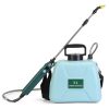 Battery Operated Portable Garden Water Sprayer 5L/1.32Gallon Electric Sprayer Rechargeable with Telescopic Handle 3 Spray Nozzles ADJ Shoulder Strap