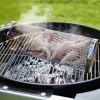 Portable Bbq Rolling Round Basket Stainless Steel Grill Mesh 2Pcs 3.42X11.61In Net Tube With Removable Cover Backyard Porch Garage