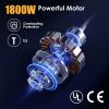 Electric High Pressure Portable Washer Cleaning Machine 4200Psi 1.85Gpm 1800W Power Washer With Spray Gun 4 Nozzles Foam Cannon Holders