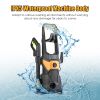 Electric High Pressure Portable Washer Cleaning Machine 4200Psi 1.85Gpm 1800W Power Washer With Spray Gun 4 Nozzles Foam Cannon Holders