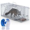 Live Humane Animal Heavy Duty Folding Catch & Release Trap 25.59In Rodent Cage Rabbit Squirrel Possum Skunk Kitten Raccoon ETC.
