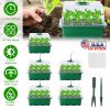 Seed Starter Tray With Grow Light Humidity Dome Germination Kit with 5Packs Seeds 5-Level Brightness 4 Timers For Indoor Greenhouse