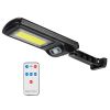 Solar Powered Outdoor Wall Lights 100Led Motion Sensor Lamp Ip65 Waterproof 3 Modes Sensor Light Remote Control For Street Front Door Deck Garden
