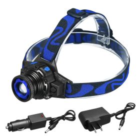 Tactical Led Headlamp Zoomable Torch 3 Light Modes 25000 LUM Camping Backyard Garden Garage