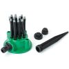 Lawn Sprinkler Automatic 360° Flexible 12 Tubes Garden Water Irrigation Sprayers Garden Sprinkler