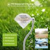 Outdoor Solar Diamond Led Lights 4Pcs 7-Color Changing Ip65 Waterproof Pathway Stake Decorative Lamp For Garden Patio Yard Walkway