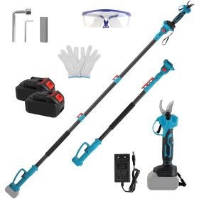 2-In-1 Electric Shear with Extension Pole 21V 4.0Ah Cordless Pruner 13Ft High Tree Trimming Pruning ETC.