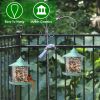 Hanging Outdoor Wild Bird Gazebo Feeder Large Capacity 6 Feeder Ports For Garden Patio Yard Park Weatherproof Easy To Refill
