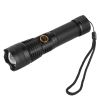 Tactical Led Flashlight Zoomable Rechargeable Search Light Torch 50000Lm 5Modes Night Light For Night Walking Adventures