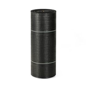 Garden Tools Weed Barrier Landscape Fabric (Color: black, size: 4 ft)